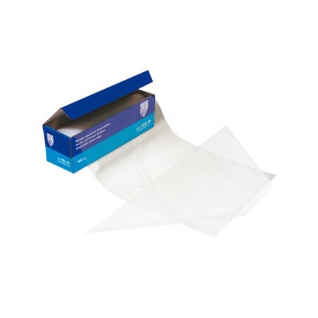 mangas desechables 53,5cms transparente (1 pack 100 unid.)