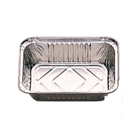 envase aluminio rectangular 900ml 20,2x13,7x7,5 (1 pack 100 unid.)