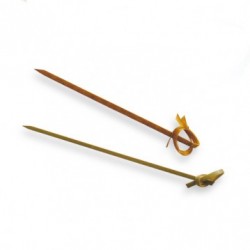 pick lazo 9cms natural bambu (1 pack 100 unid.)