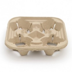 cup carrier 4 vasos carton (1 pack 50 unid.)