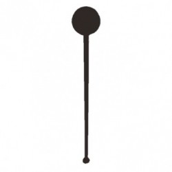agitadores whisky ingles 17,5cms negro ps (1 pack 100 unid.)