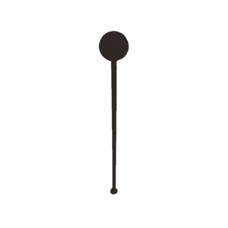 agitadores whisky ingles 17,5cms negro ps (1 pack 100 unid.)