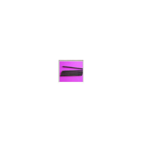 cañita mojito-cocktail 120x6mm negra (1 pack 500 unid.)