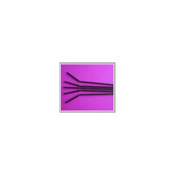 cañita flexible negra (1 pack 1000 unid.)
