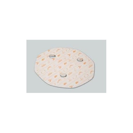 tapa aluminio pollo oval (1 unid.)