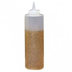 pera para salsas 750ml 7x24,2cms translucido (1 pack 6 unid.)