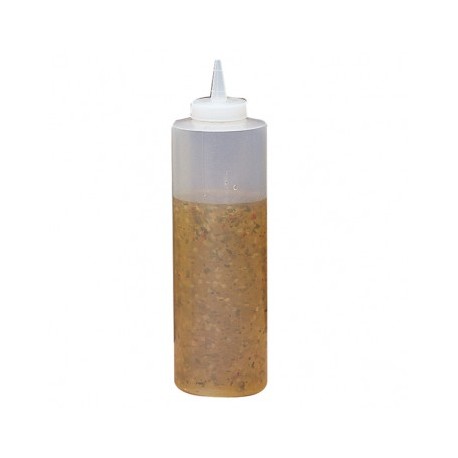 pera para salsas 750ml 7x24,2cms translucido (1 pack 6 unid.)