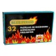 pastillas blancas keroseno mauri's (1 pack 32 pastillas)
