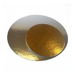 discos carton 240mm oro/plata (1 pack 100 unid.)
