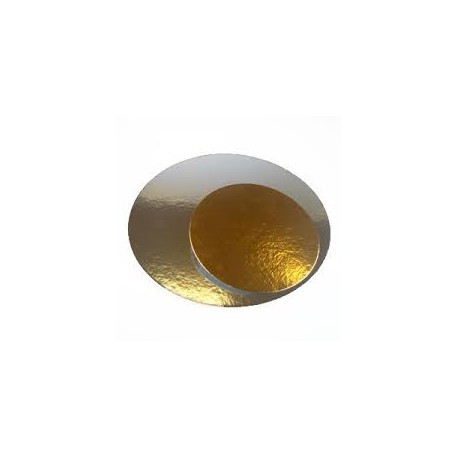 discos carton 240mm oro/plata (1 pack 100 unid.)