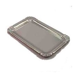 bandeja carton nº14 14x21 plata (1 pack 100 unid.)