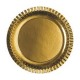plato carton oro 27cms (1 pack 100 unid.)