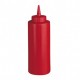 pera para salsas 360ml 6x18,2cms rojo pehd (1 pack 6 unid.)