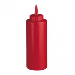 pera para salsas 360ml 6x18,2cms rojo pehd (1 pack 6 unid.)
