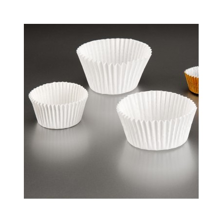 capsulas petit fours 32g/m2 5,3x3,7 blanco litos (1 pack 1000 unid.)