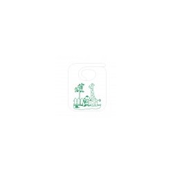 babero infantil 23x31 blanco dry tissue (1 pack 100 unid)