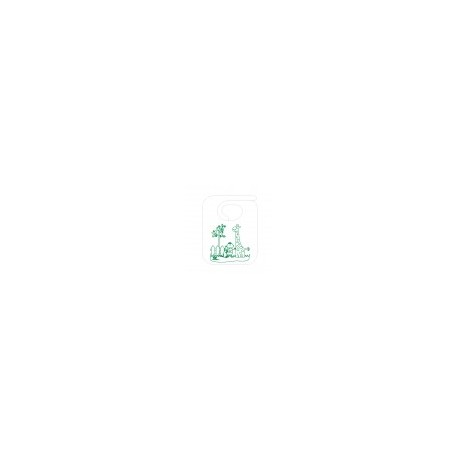 babero infantil 23x31 blanco dry tissue (1 pack 100 unid)