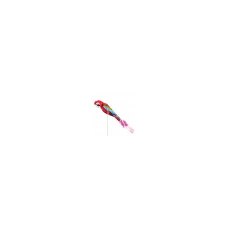 adornos helados loro con plumas 20cms (1 pack 100 unid.)