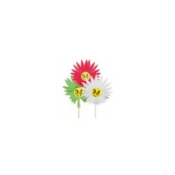 adornos heladors chelline sol 15cms (1 pack 100 unid.)