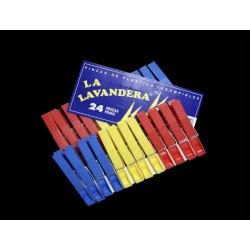 pinza plastico lavanderia (1 pack 24 unid.)
