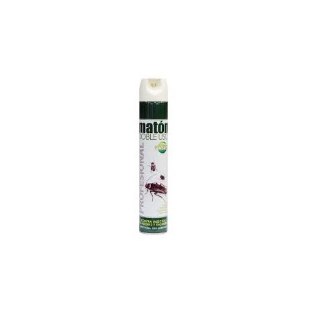 aerosol insecticida maton doble uso (1 envase 750ml)